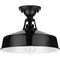 Progress Lighting Cedar Springs Collection Black One-Light Semi-Flush Mount P550070-031 - alternate 1